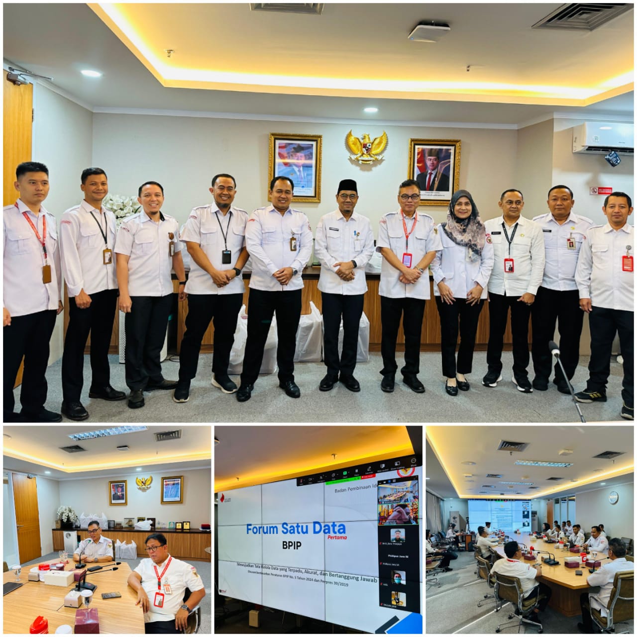 Forum Satu Data Jilid I dan Rapat Pembahasan Peraturan Turunan Satu Data BPIP